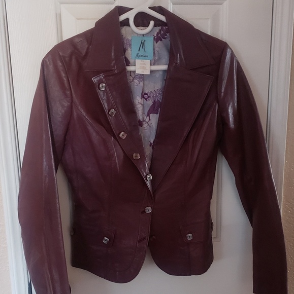 MARCIANO 100% real leather JACKET - Picture 2 of 6